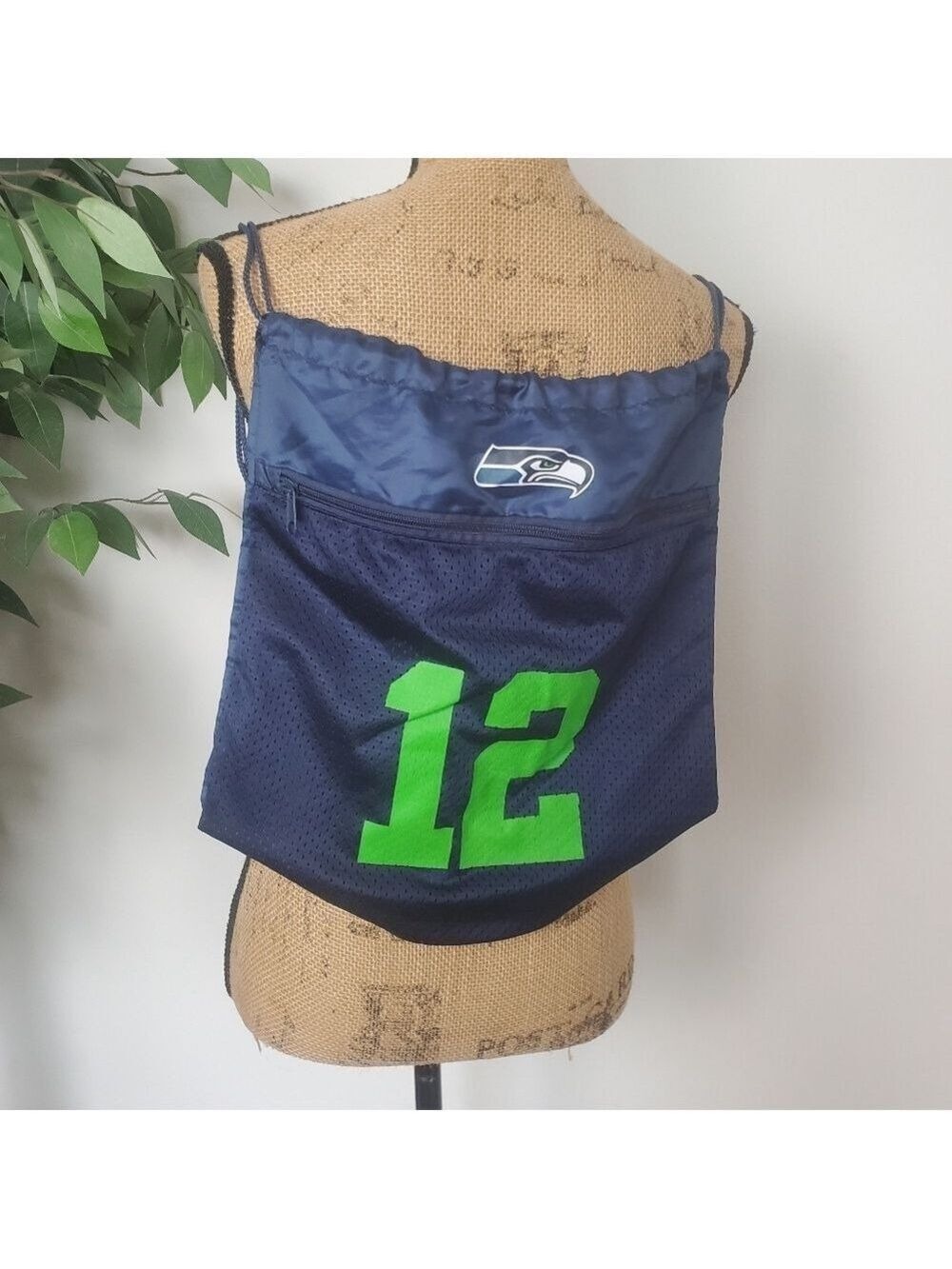 NFL Seattle Seahawks Drawstring Zippered Backsack